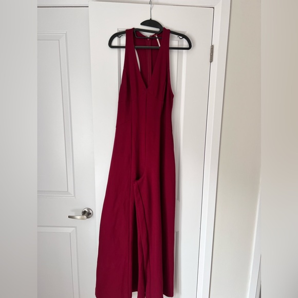 FREE PEOPLE V-neck Jumpsuit with Flared Legs [NWOT] - Picture 1 of 3